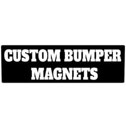 ArkWisdom Custom Magnetic Bumper Sticker Customizable Magnet | Personalized Magnet | Multiple Size Options | Automotive Magnet | Customizable Pick Your Font Pick Your Color Magnetic for Bumper