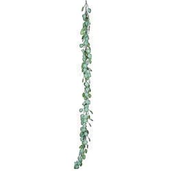 BalsaCircle 6.5 ft Long Frosted Green Artificial Eucalyptus Leaves Vine Garland Wedding Reception Party Arrangements Decorations Supplies