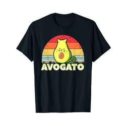 Pack A Punch Avogato, Retro Cat Avocado, Cinco De Mayo T-Shirt