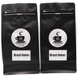 CulinaSwirl Howland Bean’s Roasted Coffee Beans - Fresh Whole Bean Coffee in 16oz Bags - Large Selection of the Finest Whole/Ground Coffee Beans from The Howland Bean (Brazil Italian (Dark Roast))