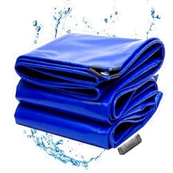 RRYONGXX Heavy Duty Thick Material tarp, Waterproof, Perfect for tarps, Tents, Boats, RVs 9.84 * 9.84ft Blue