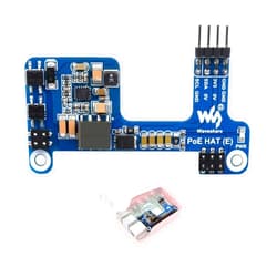 Waveshare PoE HAT (E) Compatible with Raspberry Pi 3B+/4B 802.3af-Compliant, Fully Isolated Switched-Mode Power Supply (SMPS)