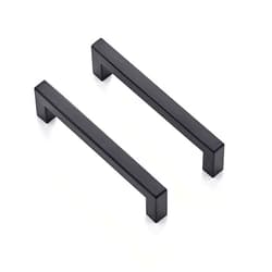Ravinte 50 Pack 5 Inch Kitchen Square Cabinet Handles Matte Black Cabinet Pulls Black Drawer Pulls Kitchen Cabinet Hardware Kitchen Handles for Cabinets Cupboard Handles Drawer Handles