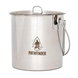 The Pathfinder School Stainless Steel Bush Pot and Lid Set