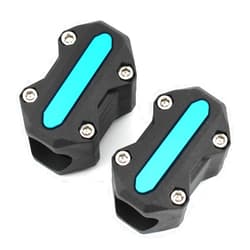 BACAR Rbanna1 Universal Motor Crash Bar 22mm/25mm/28mm, Motorcycle Engine Bumper drop Guard, Blue Engine Bumper Crash Bar Guard Frame Protector, Motorcycle Engine Bumper Blocks Falling Protector