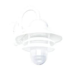 KastLite Polycarbonate Nautical Outdoor Wall Light | Clear Lens & White Finish | 13