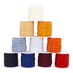 PH PandaHall 210 Yards Bracelet String 0.8mm Nylon Braided Thread Beading String 10 Colors Chinese Knotting Cord Thread for Kumihimo Friendship Bracelet Jewelry Making Dream Catchers