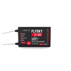 MLRPGO Flysky FS-SR8 2.4GHz ANT Protocol 8 Channel Receiver for FS-ST8 RC Transmitter RC Car Boat and Helicopter