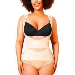Nebility Plus Size Shapewear Bodysuit for Women Tummy Control Body Shaper Seamless Faja Colombian Waist Trainer Girdle