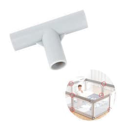 Wiojtry T-Shaped Joint for Baby Playpen Parts, Baby Playpen Accessories for Baby Play Yard Baby Playpen Replacement Connectors, 1 Pcs Diameter1.9cm