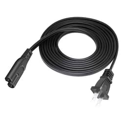 DIGITMON 2Pack 6 Feet Replacement Non-Polarized US 2Prong AC Power Cord Cable for Lauson Woodsound LLB598 Portable CD Player