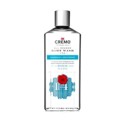 Cremo Rich-Lathering Seagrass & Driftwood Body Wash for Men, A Coastal Scent with Notes of Sea Salt, Seagrass and Driftwood, 16 Fl Oz
