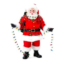 Department 56 Possible Dreams Santa Christmas Traditions in a Tangle Figurine, 10.5 Inch, Multicolor