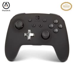 PowerA Enhanced Nintendo Switch Controller Wireless - Black, Rechargeable Pro Controller for Switch, Immersive Motion Control and Advanced Gaming Buttons