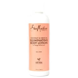 SheaMoisture Coconut Oil and Hibiscus Illuminating Body Lotion for Dull, Dry Skin, 13 Fl Oz