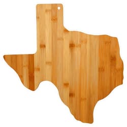 Totally Bamboo Texas State Shaped Bamboo Serving & Cutting Board