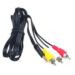 PKPOWER 5ft AV A/V Audio Video TV-Out Cable Cord Lead for Panasonic Camcorder K2KYYYY00203