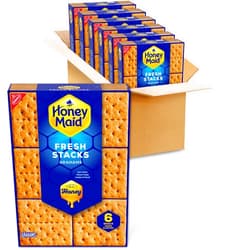 Honey Maid Fresh Stacks Graham Crackers, Bulk Travel Snacks, 6 Boxes (36 Multi Snack Packs)