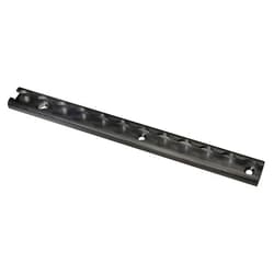 US Cargo Control Black L Track, 12 Inch Length Airline Track, Perfect for Securing Motorcycles, ATVs, Dirt Bikes, Garden Tractors, and More, Use On Pickup Trucks, Vans, Or Enclosed Trailers