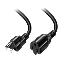 YEKELLA Short Power Extension Cord Outlet Saver, 15 Amp to 20 Amp Plug Adapter Cord (3FT)