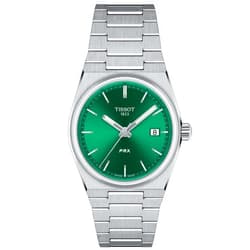 Tissot Unisex PRX 35mm 316L Stainless Steel case Quartz Watch, Grey, Stainless Steel, 11 (T1372101108100)