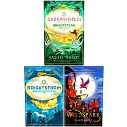 By Vashti Hardy (Author) Vashti Hardy Collection 3 Books Set (Darkwhispers, Brightstorm, Wildspark)