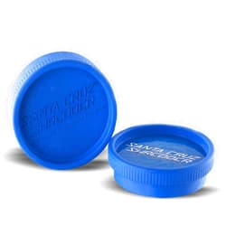Santa Cruz Shredder Grinder for Spices Knurled Top for Stronger Grip 2-Piece Medium 2.2 (Blue)