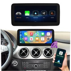 NINETOM 10.25 inch Touchscreen Wireless CarPlay Android Auto Multimedia Car Radio Receiver for Mercedes Benz A B CLA GLA G Class W176 W246 C117 X117 X156 with NTG5.0/5.1/5.2 System (2016-2018)