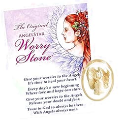 Angelstar Courage Angel Worry Stone, 1.5