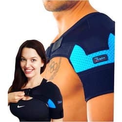 Zeegler Orthosis Shoulder Brace for Women and Men - Support for Torn Rotator Cuff, AC Joint Pain Relief and Dislocated Shoulder. Compression Sleeve, Arm Immobilizer Wrap, Stability Strap + Free Extension, Left-Right