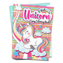 Wonder House Books I Believe In Unicorn Copy Coloring Book: Fun Activity Books For Children
