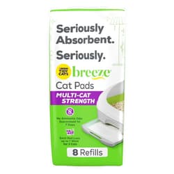 Tidy Cats Purina Tidy Cats Cat Litter Breeze Pads Refill Pack Multi Cat Litter Pads - 8 ct. Bag