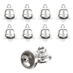 SUPVOX 20pcs Craft Bells Jingle Bells Mini Small Bells Silver Wind Chimes Bells Vintage Metal Bells Christmas DIY Craft Wind Chimes Making