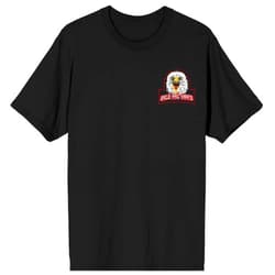 Bioworld Cobra Kai 3 Eagle Fang Karate Pocket Logo Crew Neck Short Sleeve Men's Black T-Shirt