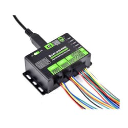 UeeKKoo USB To UART/I2C/SPI/JTAG Converter Board with Aluminum Alloy Case, Aceess to Control Various UART/ I2C/SPI/JTAG Devices via Computer, Support Win7/8/8.1/10/11, Linux, etc. Compatible with 3.3V and 5V