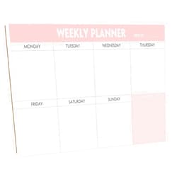 Nokingo Weekly Planning Pad - Tear Off To Do List Pad with Daily Schedule & Calendar, 52 Sheets, 100gsm Paper, Undated Weekly Planning Notepad, 6x9 in