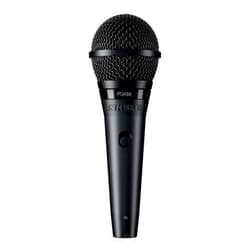 Shure PGA58 Dynamic Microphone - Handheld Mic for Vocals with Cardioid Pick-up Pattern, Discrete On/Off Switch, Stand Adapter and Zipper Pouch (PGA58-XLR)