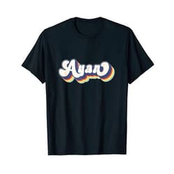 Apparel for Ayan - Birthday Christmas Ayan Name Personalized Surname First Name Ayan T-Shirt