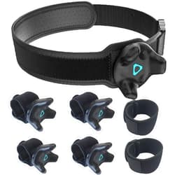 Generic VR Tracker Belt for HTC Vive System Tracker Puck - Adjustable Belt Strap for Waist and Full-Body Tracking in Virtual Reality（1х Waist Strap + 4х Wrist Strap+2х Extension Belt）(Tracker NOT Include)