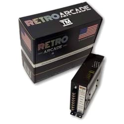 RetroArcade.us 16A Arcade Switching Power Supply - 133 Watt, 110-220V for Video Game cabinets Upright and Cocktail