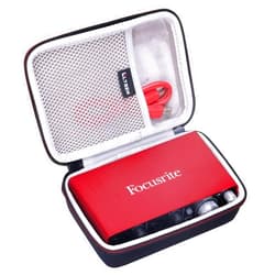L LTGEM LTGEM Hard Travel Case for Focusrite Scarlett 2i2 /Solo (3rd Gen) USB Audio Interface (Internal Size:7 * 4.7 * 1.5 in)