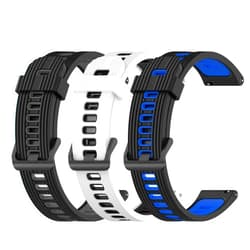 FitTurn Wrist Strap for BOFIDAR/KAKTIN/tamispit/Iaret/CDXIU/SOUYIE 1.7'' Smart Watch Bands, Replacement Wristband Compatible for Nemheng 1.69''/Mingtawn H7 Soft Silicone Watch Band Adjustable Wristband Bracelet