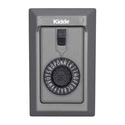 Kidde AccessPoint 001014 KeySafe Original 5-Key Permanent, Spin Dial, Keyless, Titanium Gray