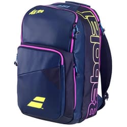 Babolat Pure Aero Rafa Tennis Backpack (Dark Navy/Yellow/Pink)