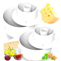 Grand Way Cheese Mold – Cheese Making Kit 2 pcs – Cheesemaking Supplies – Cheese Set for Press – Paneer Maker – Great for Semi-Soft and Semi-Hard Cheeses