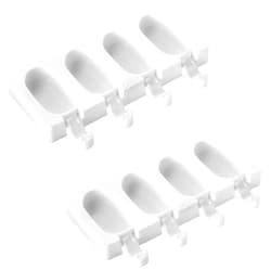 Silikomart Professional Easy Cream Mini Ice Cream Bar Silicone-Mold Set, Classic