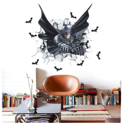 SAYBZ Boys Wall Decals Vinyl Superhero Wall Stickers Peel and Stick Hero Wall Decor for Kids Bedroom Living Room Baby Boy Nursery