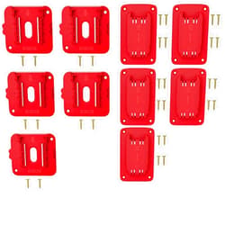 TAIRDA 10 Packs Battery Tool Holders Compatible for Milwaukee 18V Batteries and Power Tools
