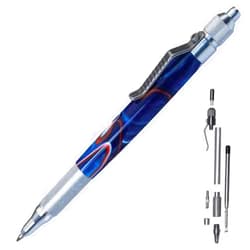 Penn State Industries PKANVAL Anvil EDC Click Ballpoint Pen Kit Woodturning Project (1pack, Aluminum)