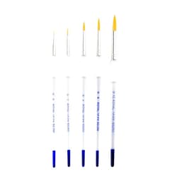Royal & Langnickel - 5pc Soft Grip gold taklon paint brush set, Round | SG303